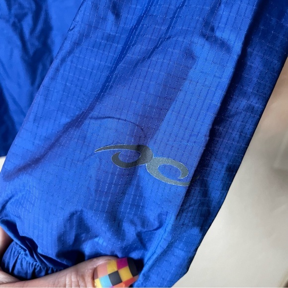 Marmot Kids Blue Grey Windbreaker with Hoodie Size Medium - Picture 8 of 11